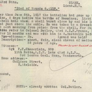 Soldier packet page