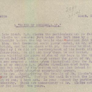 Soldier packet page