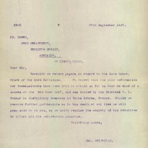 Soldier packet page