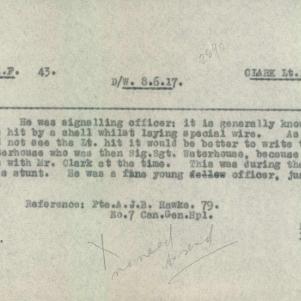 Soldier packet page
