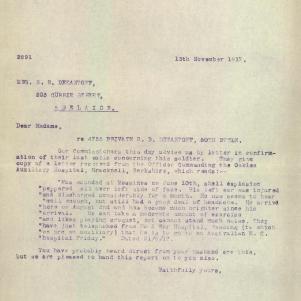 Soldier packet page