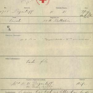 Soldier packet page