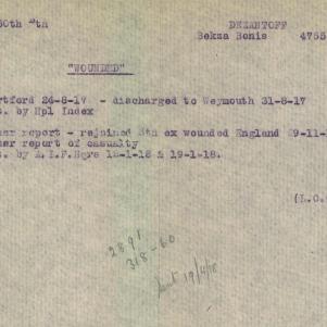 Soldier packet page