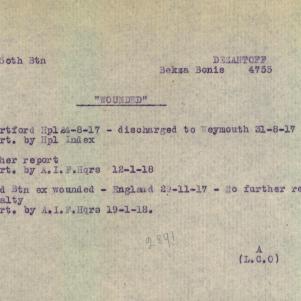 Soldier packet page