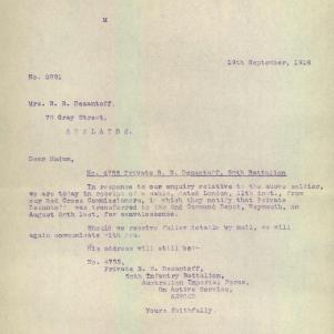 Soldier packet page