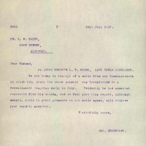 Soldier packet page