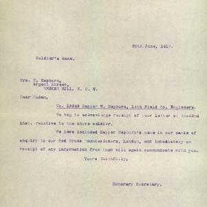 Soldier packet page