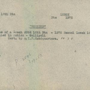 Soldier packet page