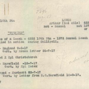 Soldier packet page