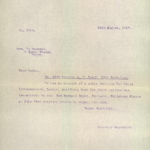 Soldier packet page