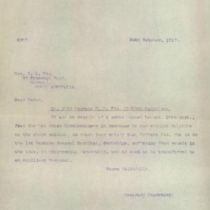 Soldier packet page