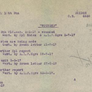Soldier packet page