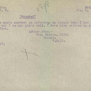 Soldier packet page