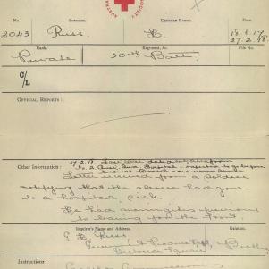 Soldier packet page