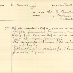 Soldier packet page