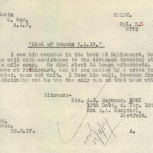 Soldier packet page