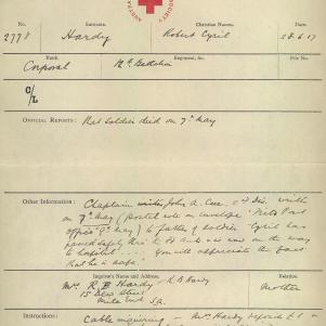 Soldier packet page