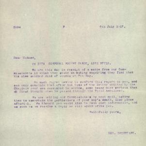 Soldier packet page