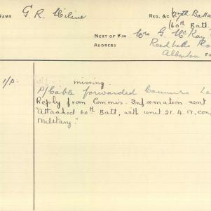 Soldier packet page