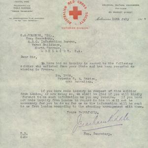 Soldier packet page