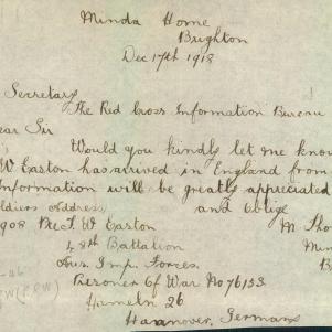 Soldier packet page