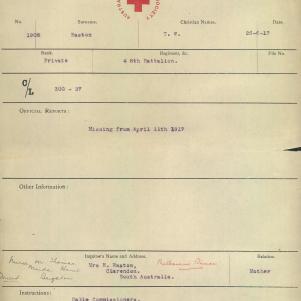 Soldier packet page