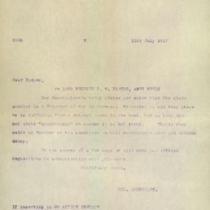 Soldier packet page