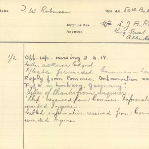 Soldier packet page