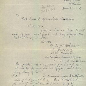 Soldier packet page