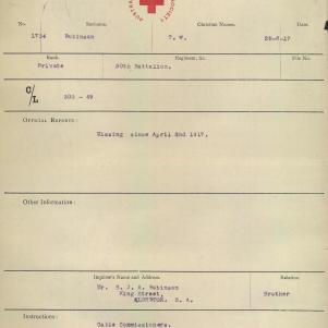 Soldier packet page