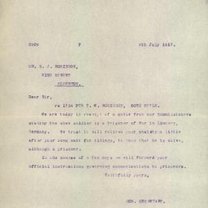 Soldier packet page
