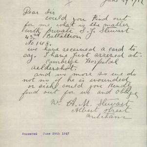 Soldier packet page