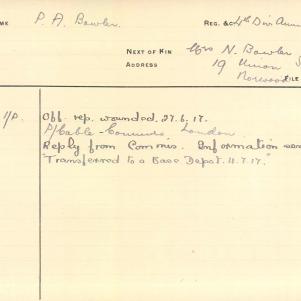 Soldier packet page