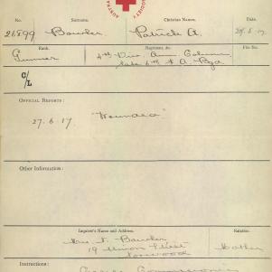 Soldier packet page