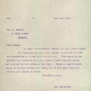 Soldier packet page