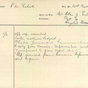 Soldier packet page