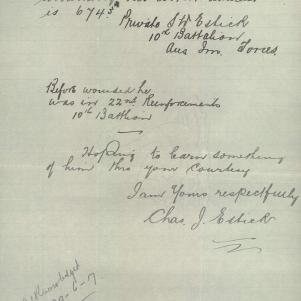 Soldier packet page