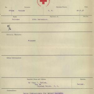 Soldier packet page