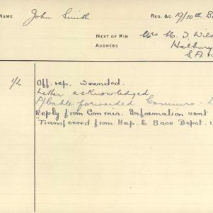 Soldier packet page