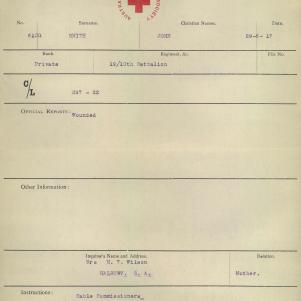 Soldier packet page