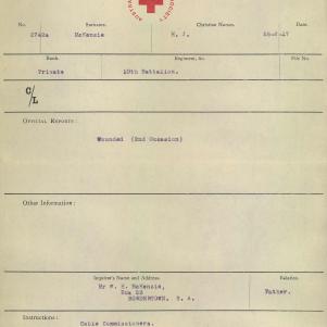 Soldier packet page