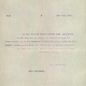 Soldier packet page