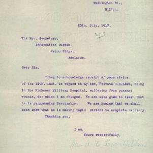 Soldier packet page