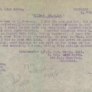Soldier packet page