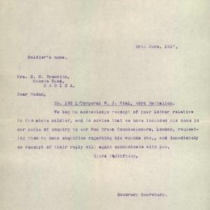 Soldier packet page