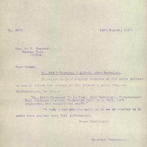 Soldier packet page