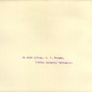 Soldier packet page