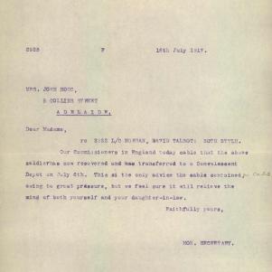Soldier packet page