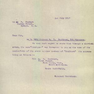 Soldier packet page
