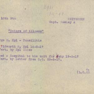Soldier packet page